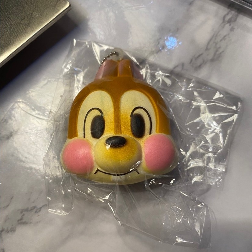 Disney Chip Squeeze Bread-Style Ballchain Mascot