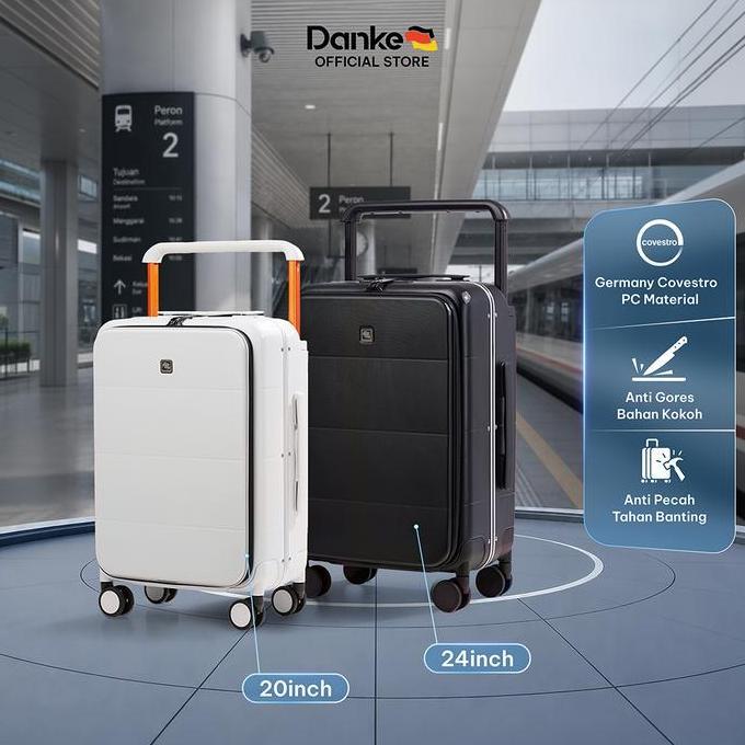 Danke Horizon Top Load H9876 - Koper Kabin Buka Atas Anti Gores Baret Pecah Tahan Banting Peyok Ring