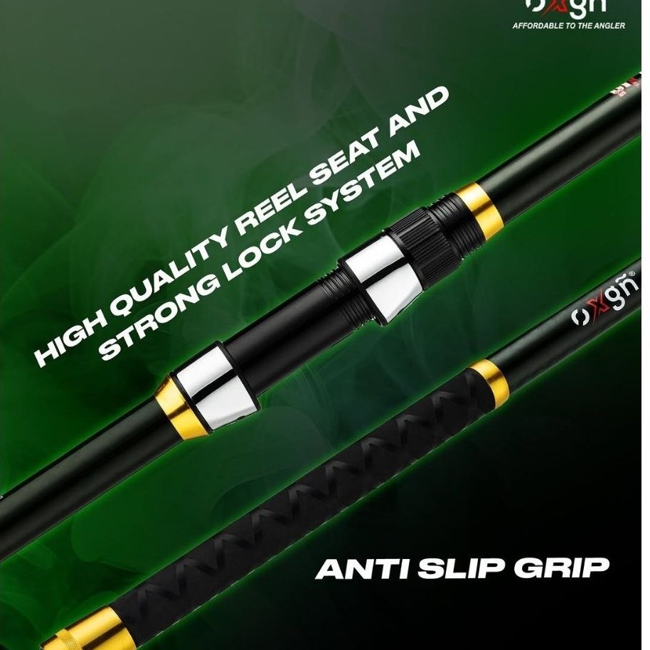 Joran Surf Pantai Pasiran OXGN Vortex 390 420 450cm SIC Guide Telescopic Surf Rod