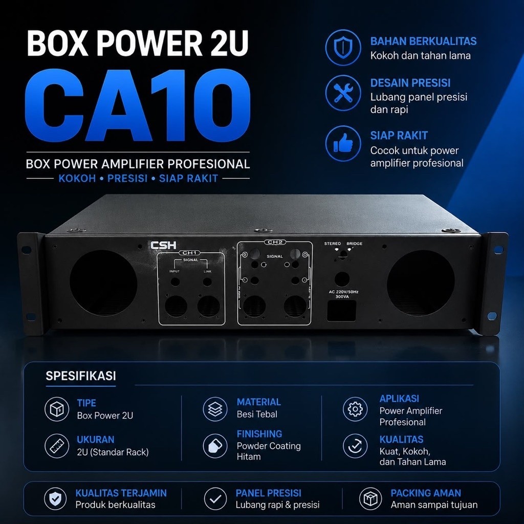 Box power 2U CA10