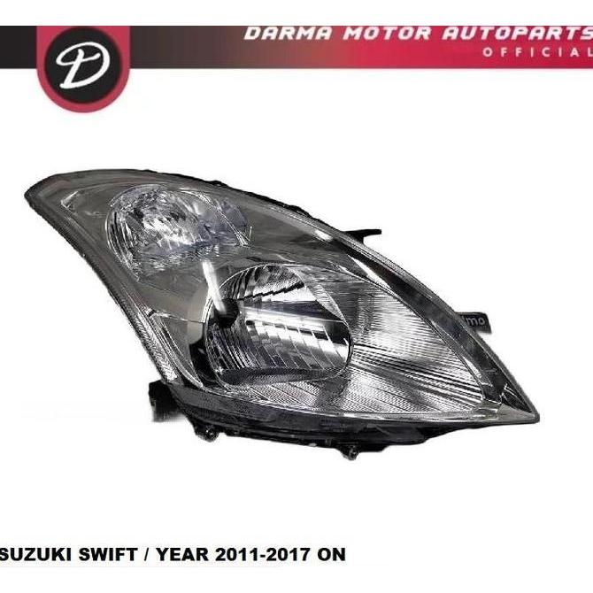 LAMPU DEPAN HEADLAMP SUZUKI SWIFT TAHUN 2011 2012 2013 2014 2015 2016 2017 KE ATAS GENERASI 2