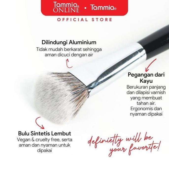 Dayanaputrisembilan - Tammia Professional 1503 Deluxe Foundation Brush Kuas Wajah