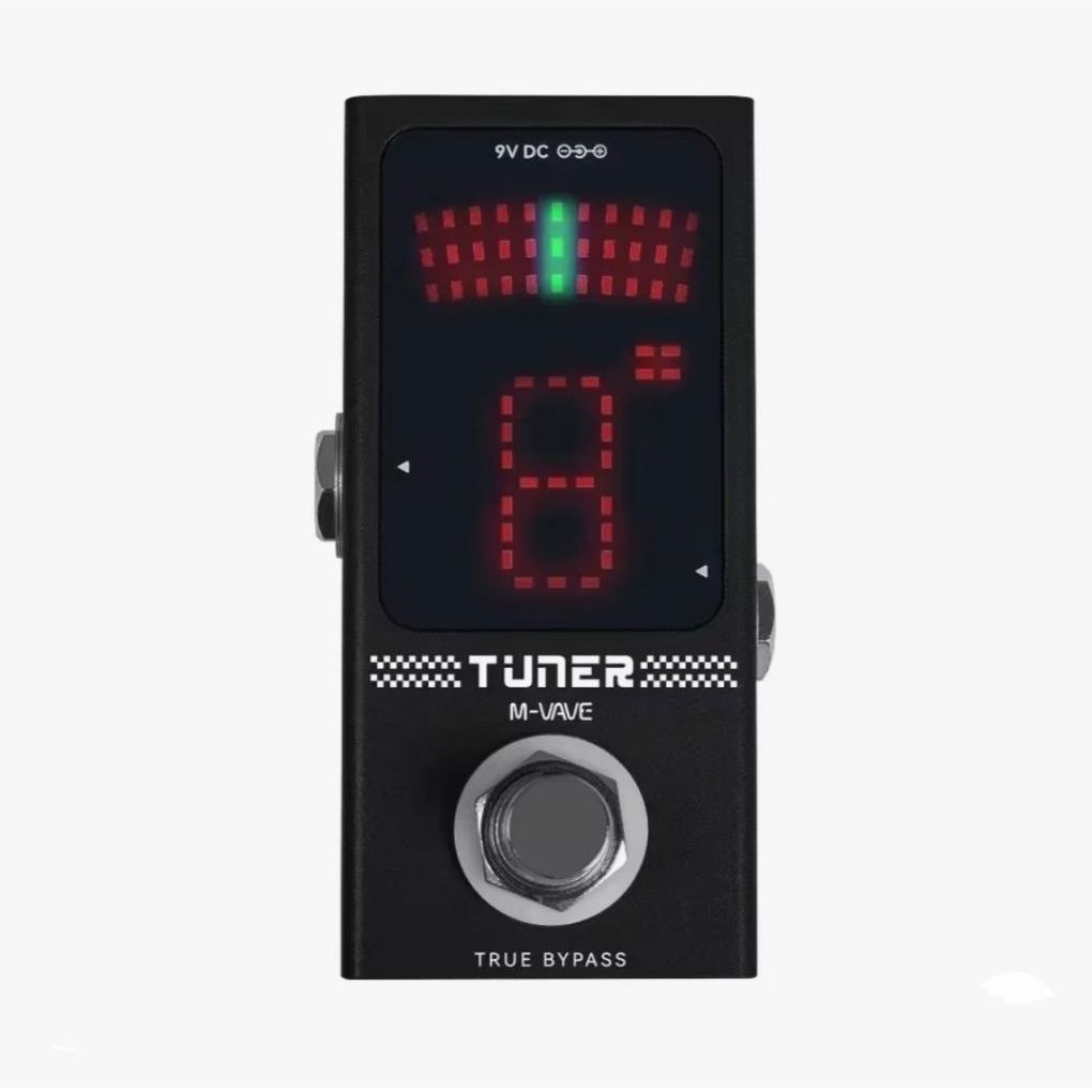Tuner Pedal Gitar Bass Elektrik M-vave