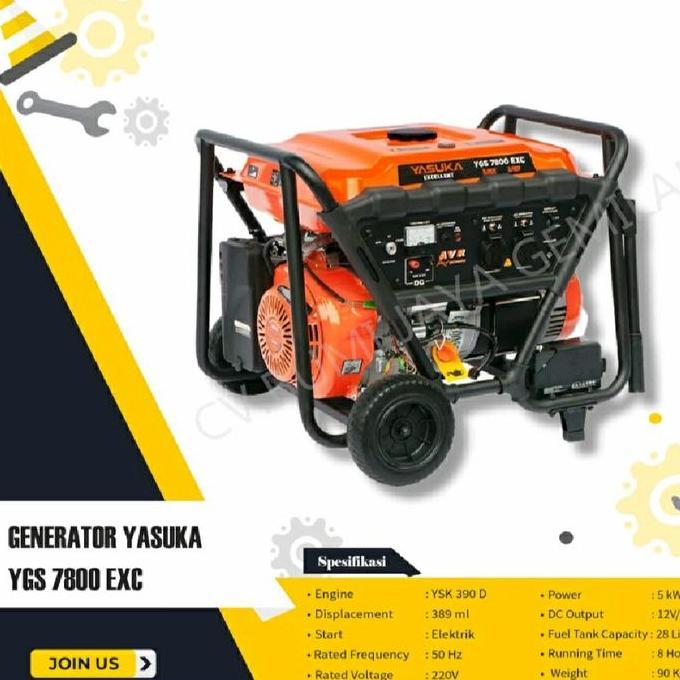 =+=+=+] GENSET GENERATOR 5000 WATT 5KVA BENSIN