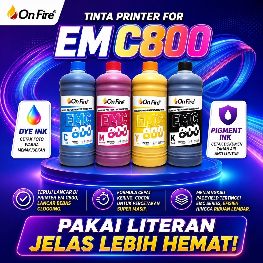 Tinta Onfire EMC 800 Pigmen