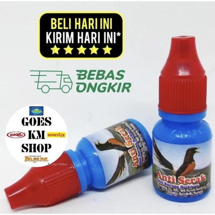 (:(:(:(] DR EDHI ANTI SERAK OBAT SERAK BURUNG MURAI KENARI ANIS MERAH CUCAK IJO
