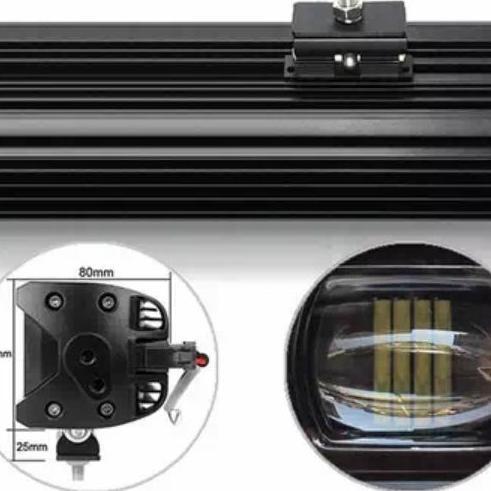 LED BAR OFFROAD LHT BAR BLEKPANTOM 60CM WATERFROP LED 9D