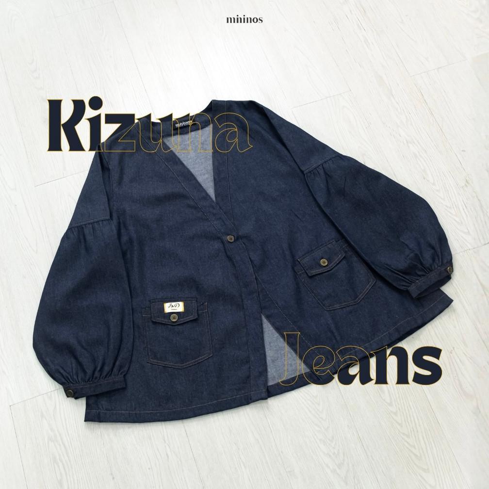 CUCI GUDANG Mininos Kizuna Jeans Outer Luaran Hangout Kasual Wanita