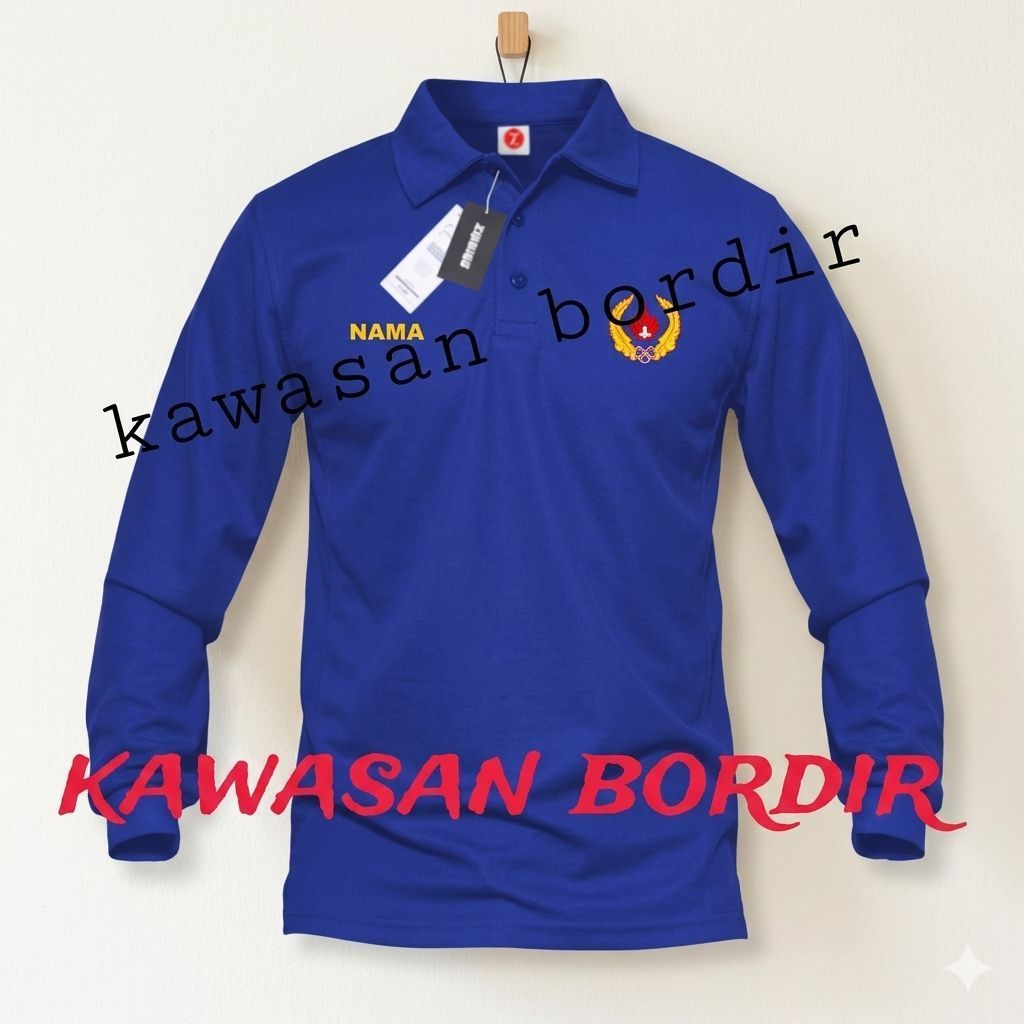 Custom terbaru polo shirt KONI kaos KONI seragam KONI baju KONI bisa custom tulisan Full bordir..