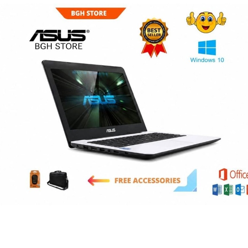 Laptop ASUS 14 Inch Intel Core i3 - RAM 4GB/8GB - HDD 500GB / SSD 512GB - Windows 10 + Office
