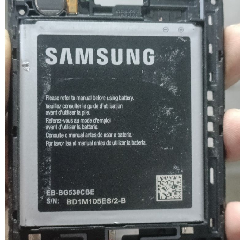 batre Samsung A2core original copotan garansi tes