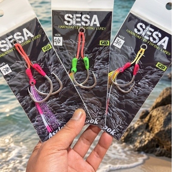 AssistHook Size 5/0 cocok untuk metal jig 500 gram sampai 600 gram
