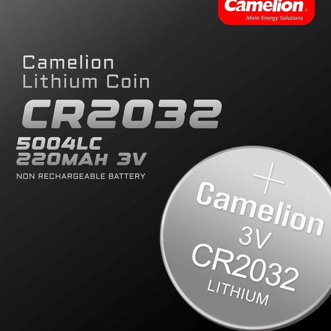Camelion Baterai Lithium CR2032 BP2 - Camelion Baterai Koin CR2032