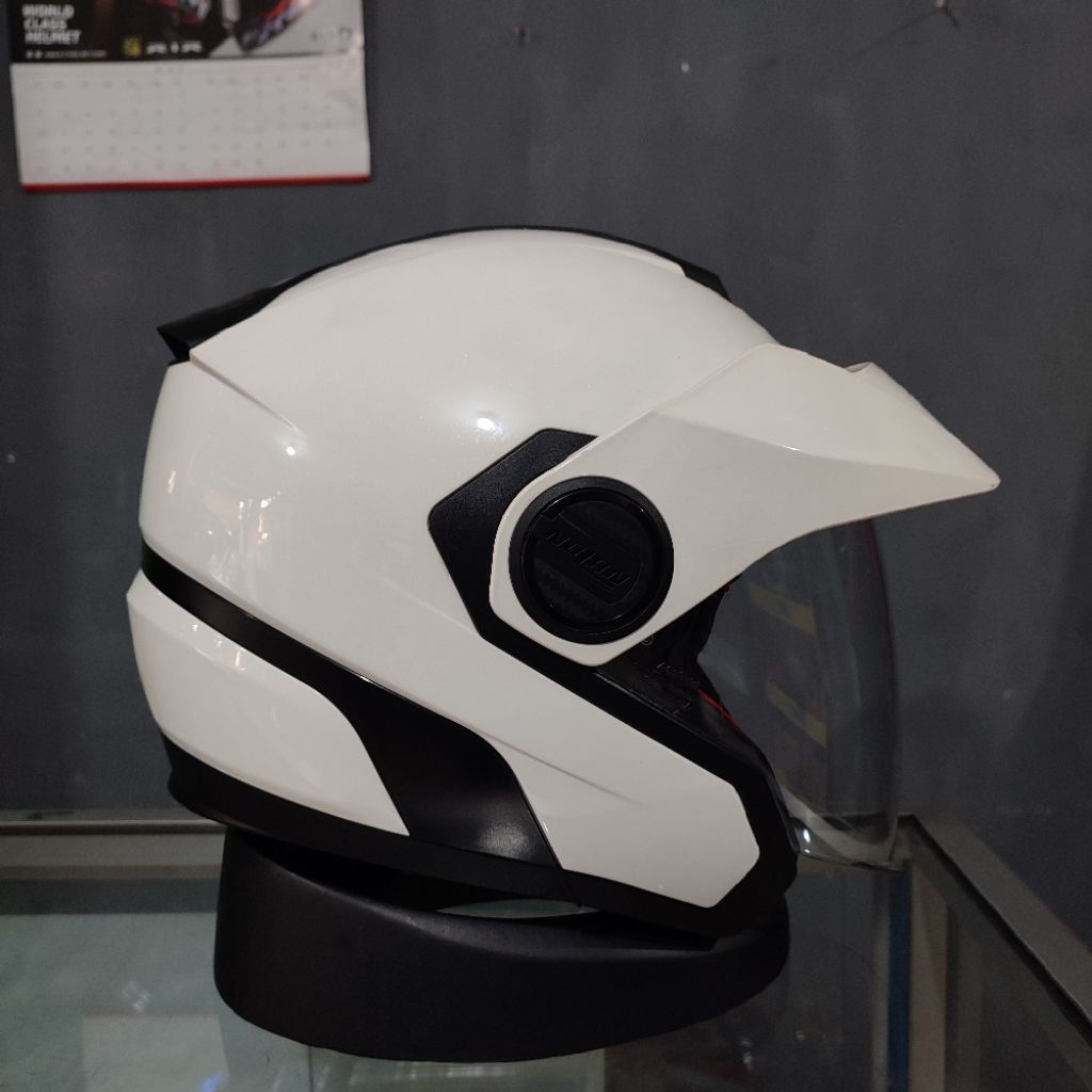 Helm Nolan n405 white pearl