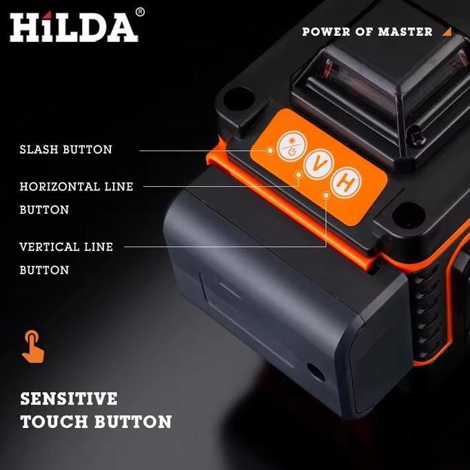 Laser Level 16 Line 4D LD-515 Mesin Self Leveling Hilda Laser 4D 16 Line with Remote LD-515