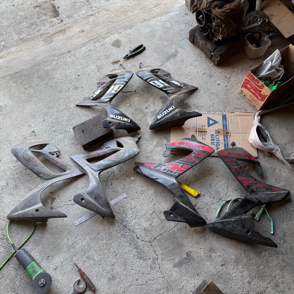 Body sayap depan Satria Fu 2004-2012 original copotan