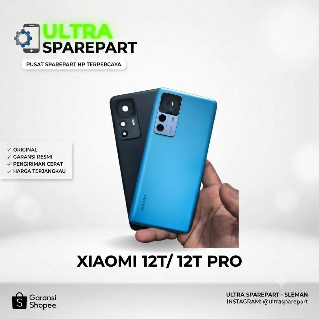 CASING | TUTUP BELAKANG | BACKDOOR | BACKCOVER XIAOMI 12T 12T PRO MI 12T XIAOMI MI 12T PRO SET RING 