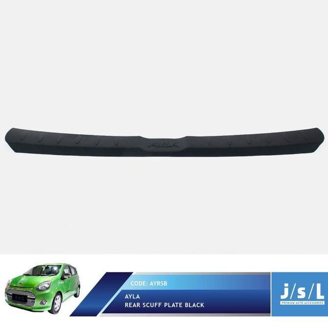 Paket Ayla Sillplate Samping Dan Sillplate Belakang Black