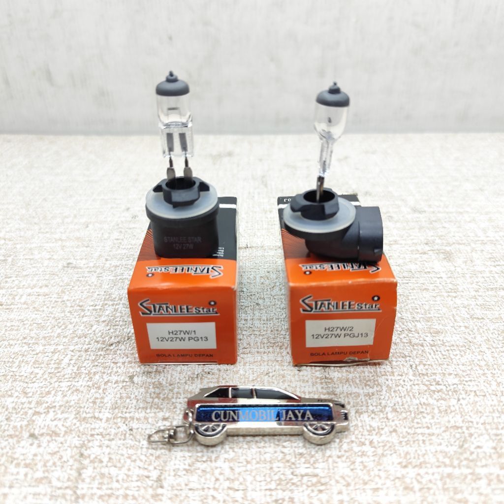 Bohlam halogen  H27W1 H27W2 12V 27W merk Stanlee Star good quality
