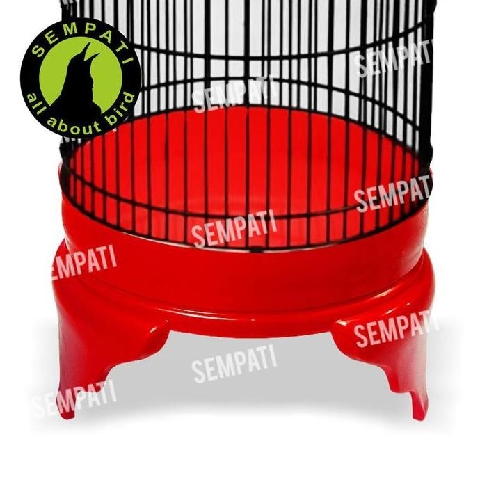 SEMPATI Tebok Pvc Pleci Tebok Sangkar Pleci Tebok Kandang Pleci Bulat Pvc Tebal Anti Pecah Import Ak