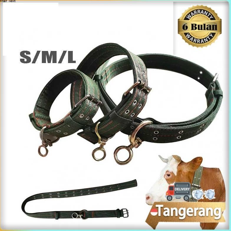 Tali Tuntun Sabuk Nilon Kerah Adjustable Untuk Sapi, Kuda, Kambing,Domba Aksesoris