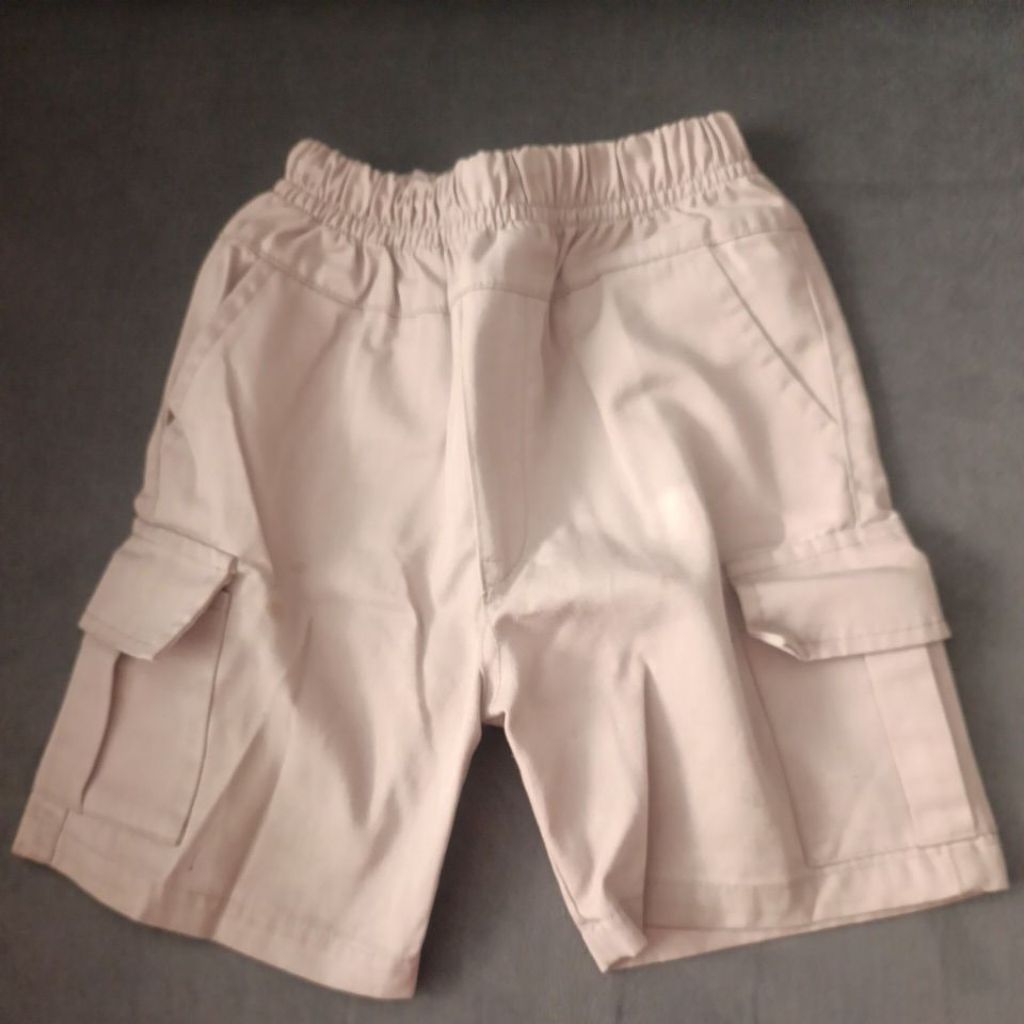 celana cargo cokelat pendek anak laki pl preloved