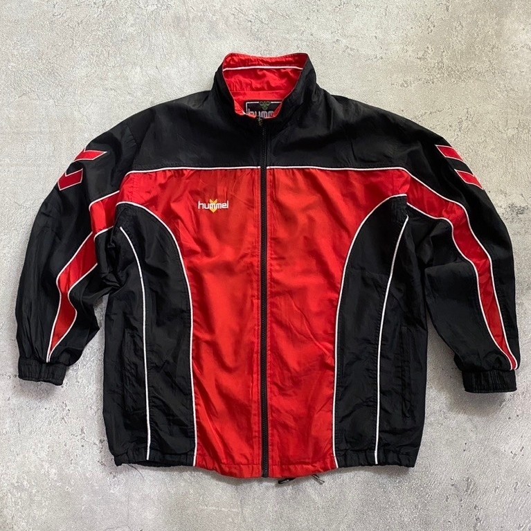Vintage Hummel Track Jacket Training Jersey