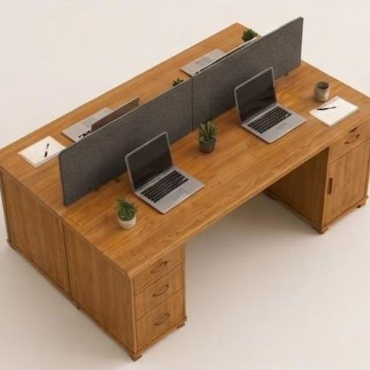Meja kantor workstation