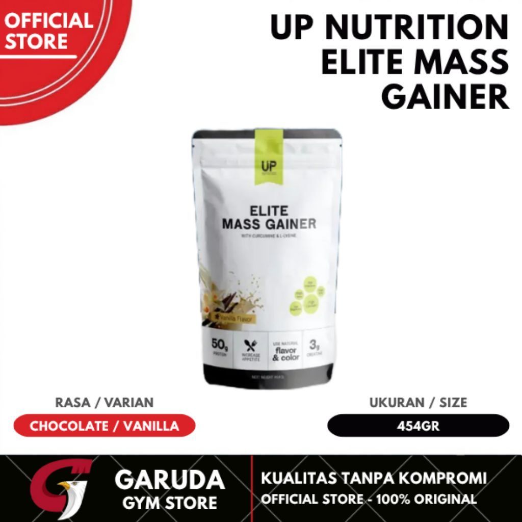 Mass Gainer Susu Penambah Berat Badan UP Nutrition Elite 1 Lbs Import