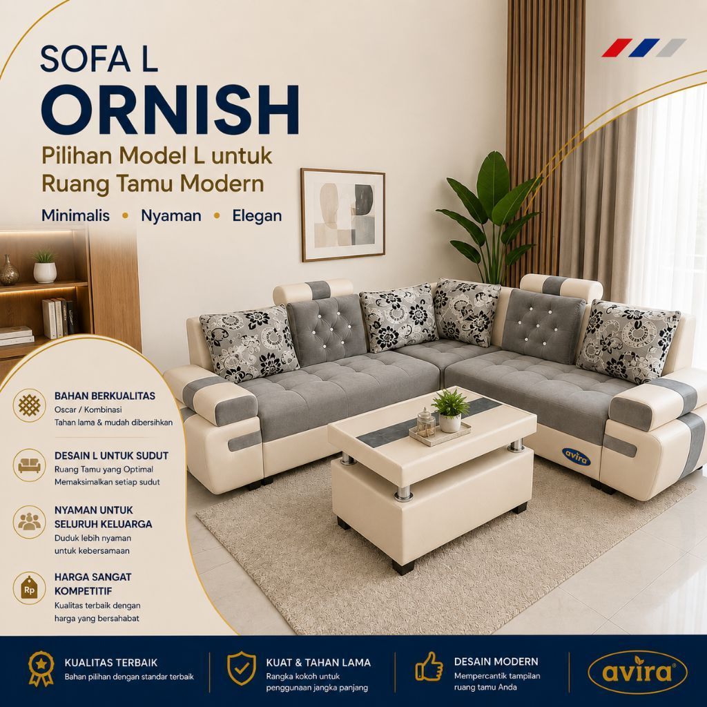 Sofa Sudut L Sofa Tamu Minimalis Termurah Tegal Brebes Pemalang Pekalongan Batang Jabodetabek