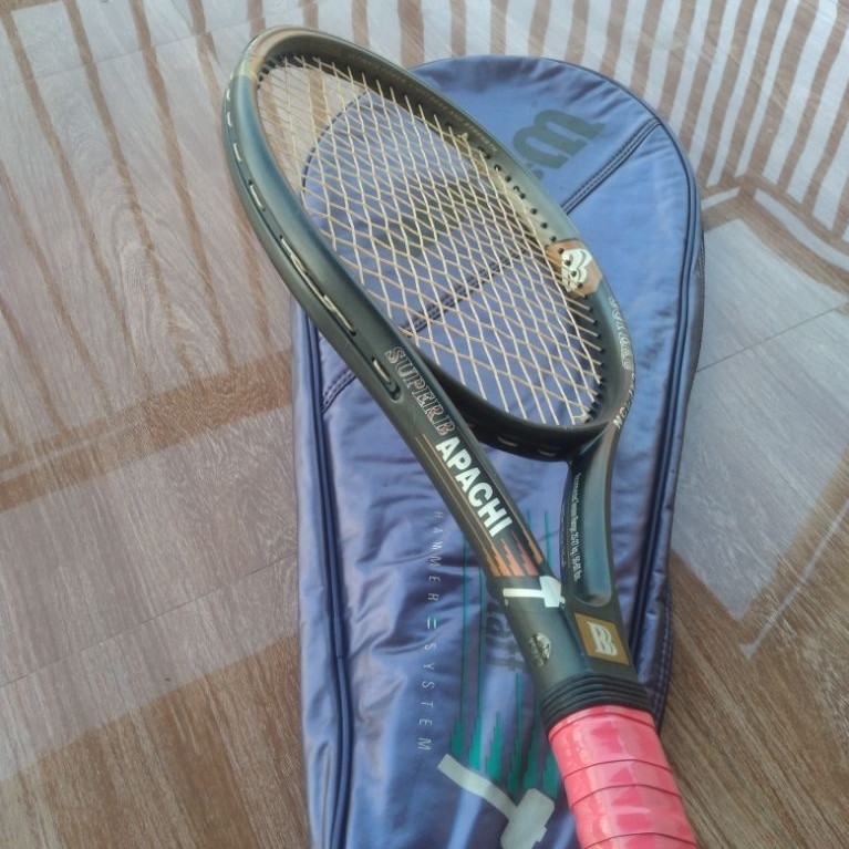 Raket tenis Boris Becker hammer super carbon seken Original