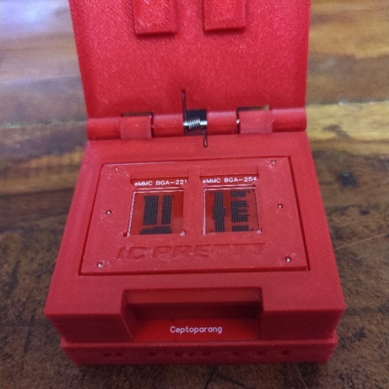 Soket bga 221+254 ufi box (SUPPOT MICRON&8bit)model 2026