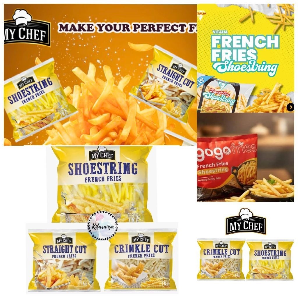 Kentang 1kg/Kentang Goreng/Kentang Frozen/Kentang