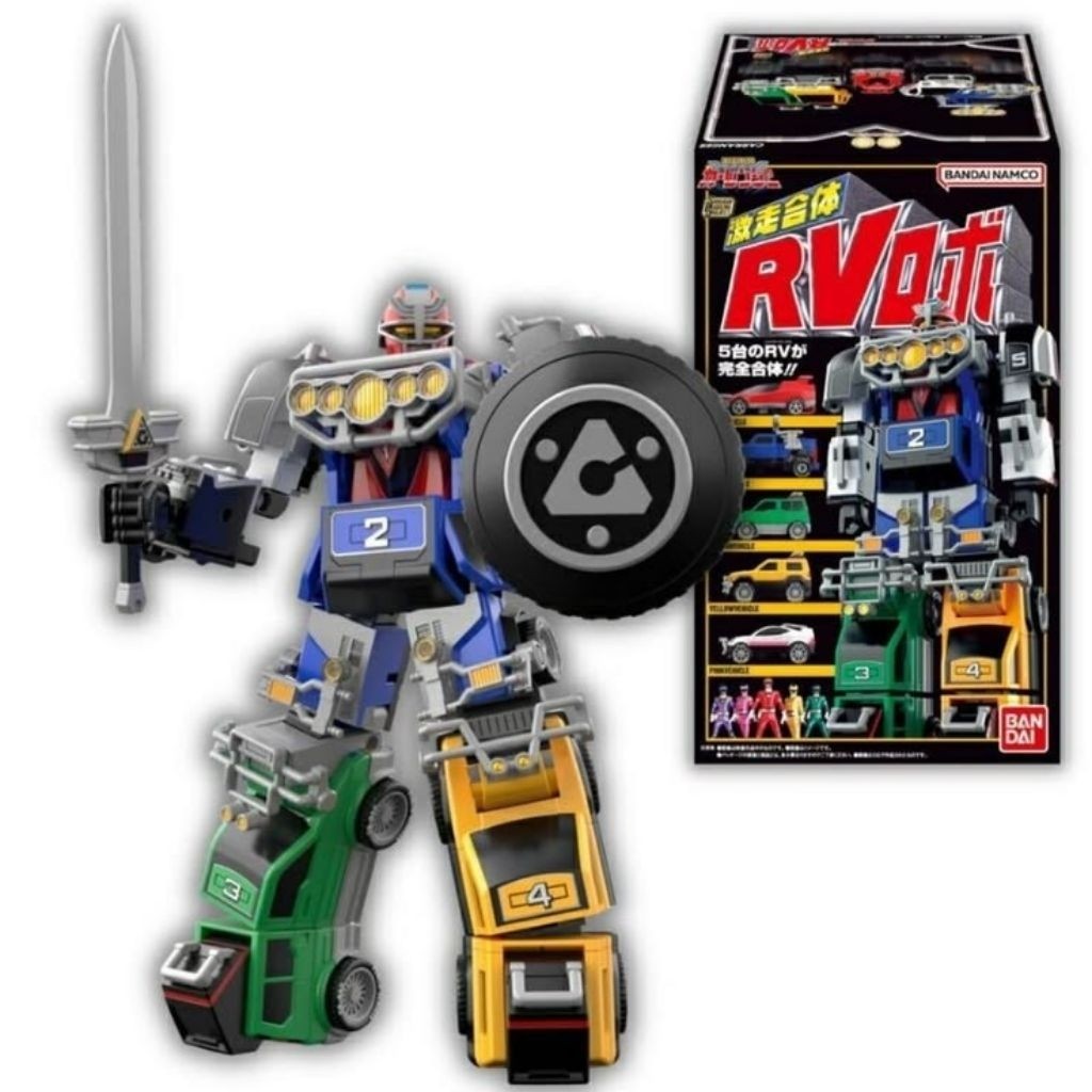 Ready smp rv robo megazord power rangers turbo [shokugan modeling project] Bandai