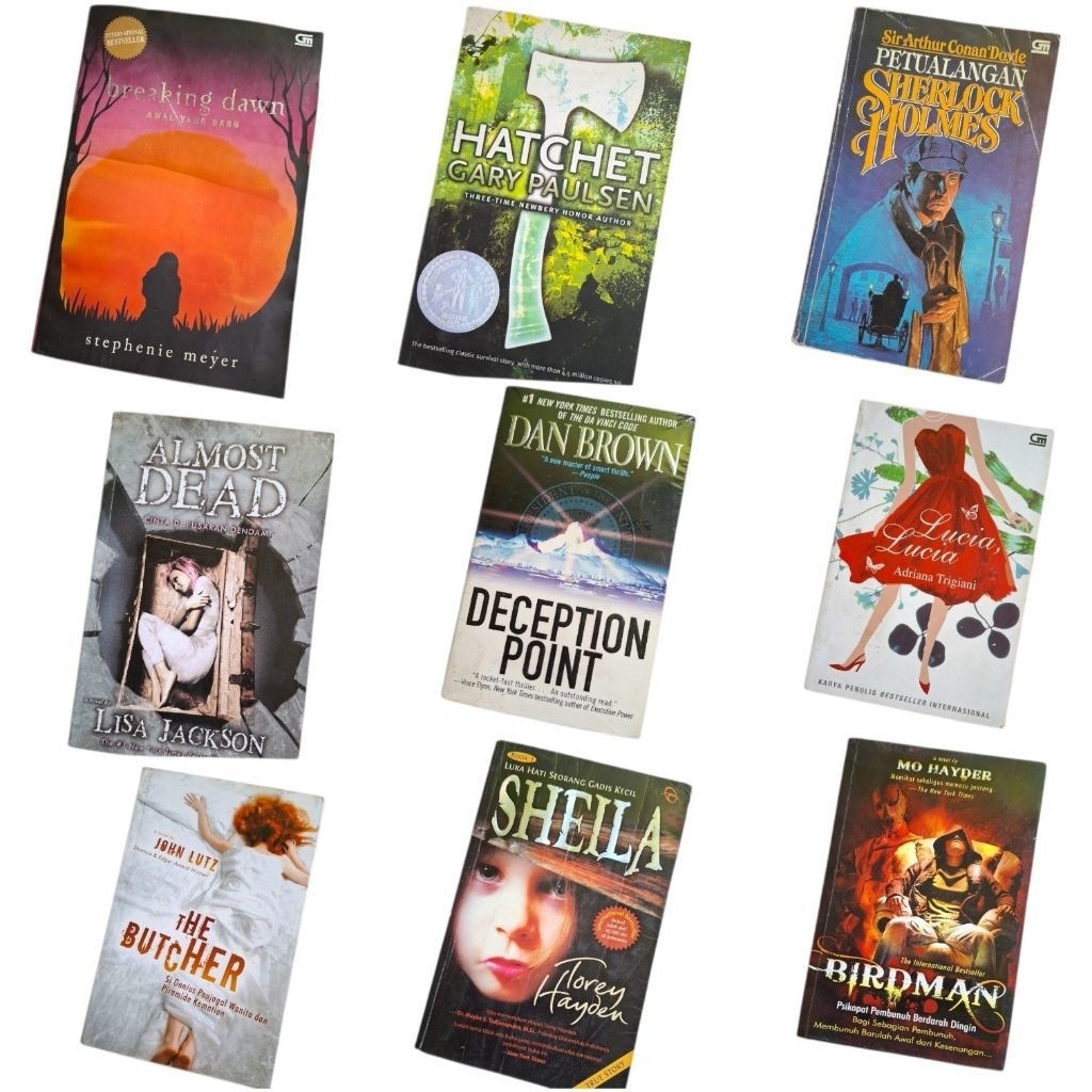 [ORIGINAL] novel best Seller murah diskon buku Dan Brown | Diana Palmer | mizan fantasi buku obral b