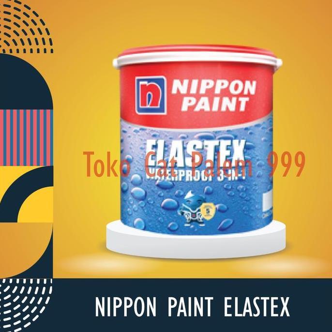 Nippon Elastex Anti Bocor Warna Putih Ukuran 4 Kg /Galon