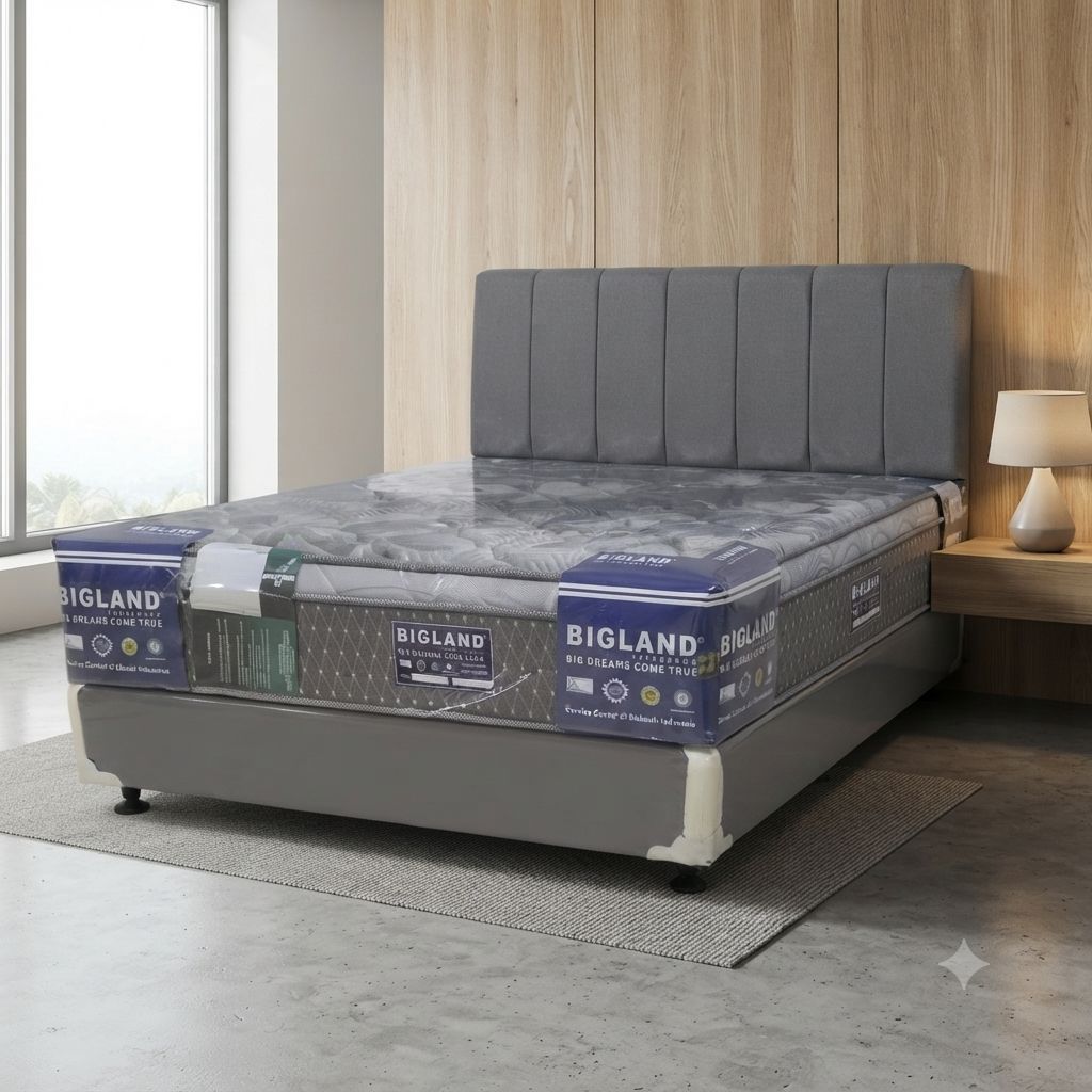 Kasur Springbed Bigland 180x200x32cm / Bigland Deluxe Plust Pocket 180x200x32 cm / Matras Spring Bed
