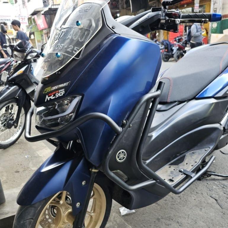 Crashbar Tubular Pelindung Body Import Model brixton All New Yamaha Nmax 2020 Original Diskon