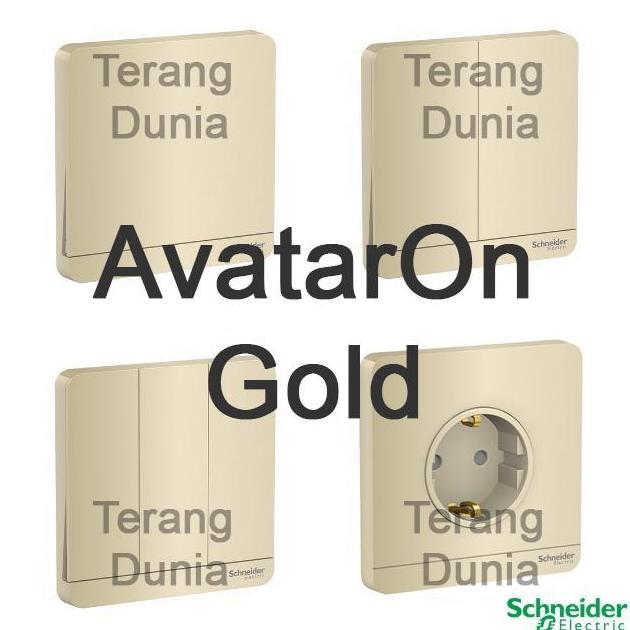 Schneider Avataron Gold Saklar Avataron Stopkontak Avataron Schneider