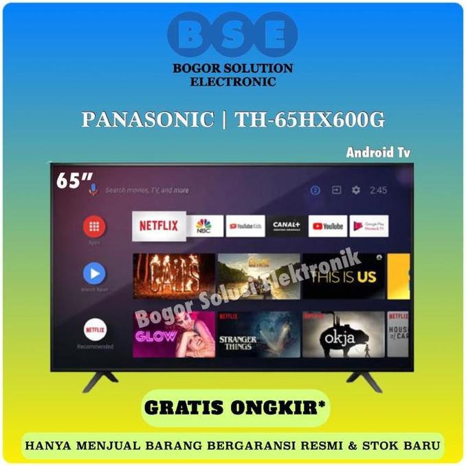 65Hx600G 65 Android Tv Panasonic Th65Hx600G Android Tv 4K Tv 65 Inch