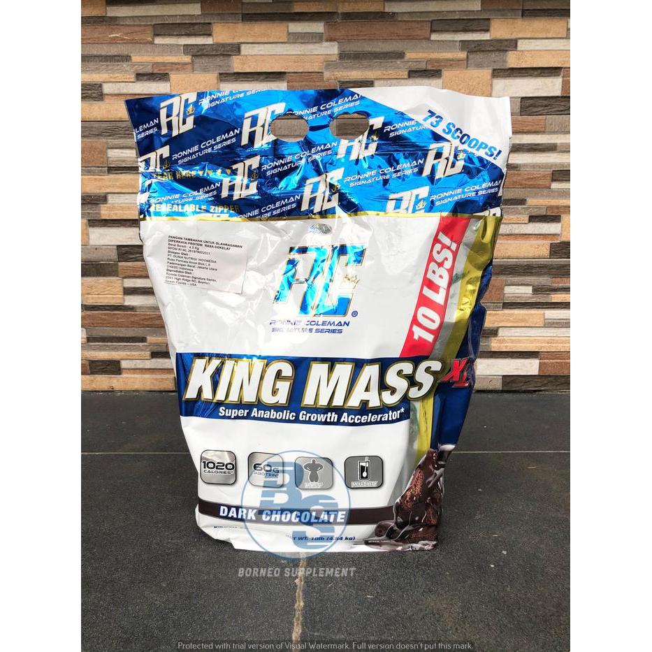 RC Kingmass gainer 10 Lbs king mass 10lbs BPOM - Coklat