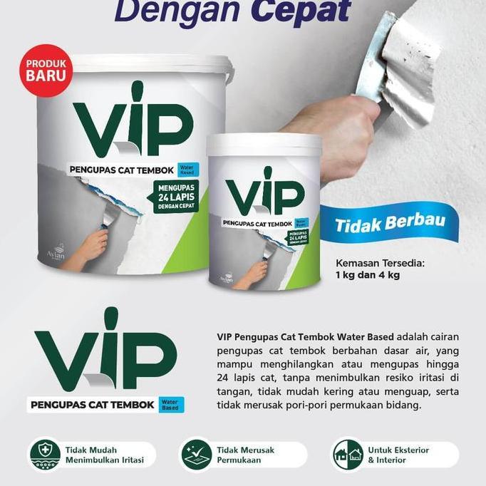 Avian Vip Pengelupas Cat Tembok 1Kg