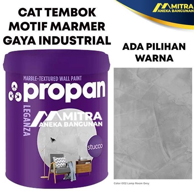 Propan Leganza Stucco Interior 1 Kg / Cat Tembok Motif Marmer Semen Ekspos