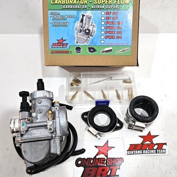 KARBURATOR KARBU PE SF BRT 24MM 26MM SUPER FLOW