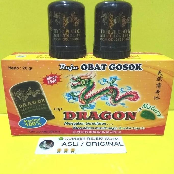 Selsel- Raja Obat Gosok Cap Dragon Menthol 20 Gr