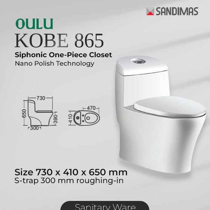 CLOSET OULU A865 KOBE ONE PIECE / MONOBLOCK