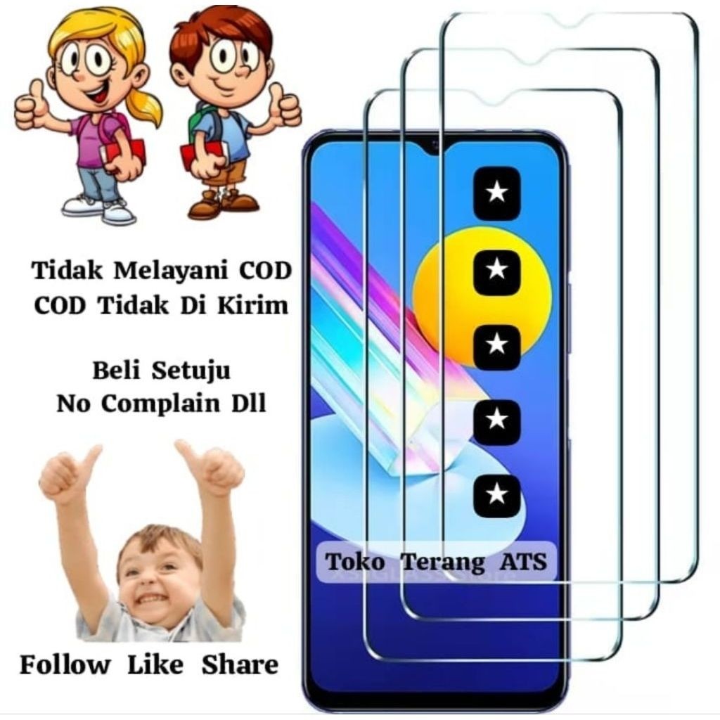 Bening Kaca vivo y12 Tempered Glass Melindungi Hp Pelindung Layar Handphone vivo y12i, y15, vivo y17