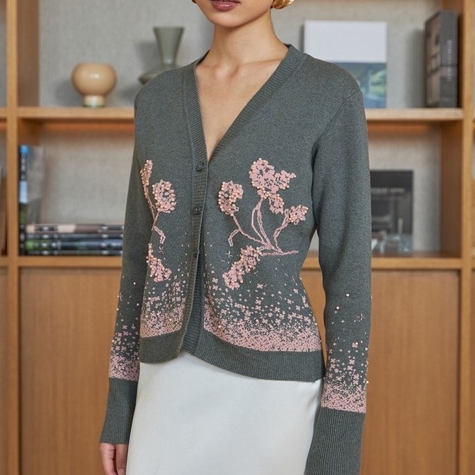 READY NEW CLAUDE FLORE MARVIN CARDIGAN