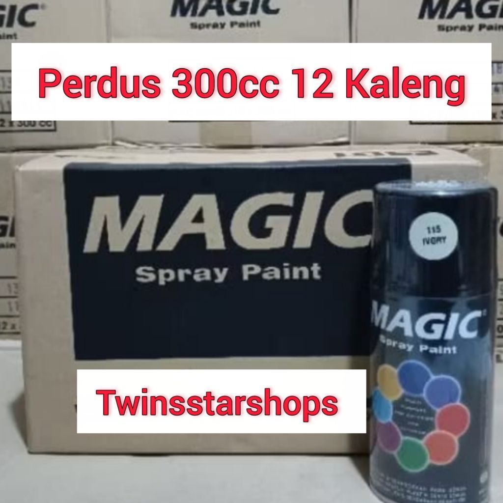 Pilok Pylox Cat Semprot Magic Perdus Ivory 115 Putih Gading Glossy Mengkilap 300cc