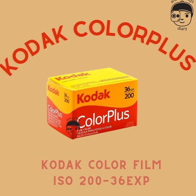 Roll Film Kodak Colorplus 200 35mm iso 200 film analog Color Plus KCP